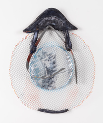 Elisa Lendvay Studio Moon of the Moon, Giampietro Gallery Steel, wire mesh, acrylic paint, clay and papier mache