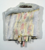 Elisa Lendvay Studio Reiterations (memory) and Thought forms oil paint, wood, papier mache