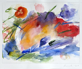 Elise Ansel Watercolors watercolor on Arches paper