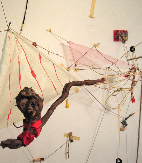 constellation(detail) Installation found and mixed media