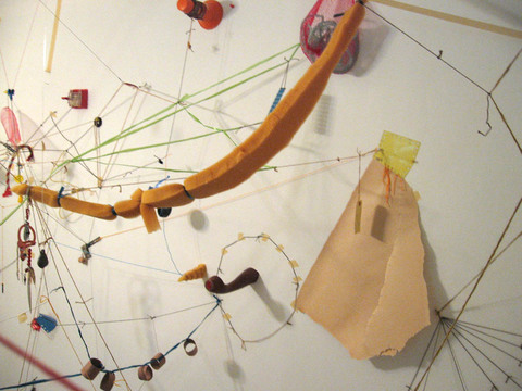 constellation(detail) Installation found and mixed media
