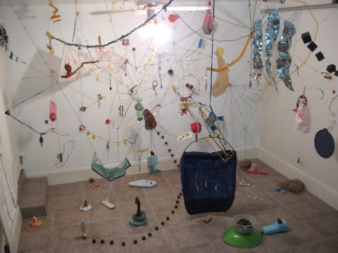 constellation Installation found and mixed media