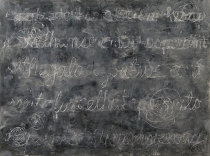 Elizabeth Harris WALL SCULPTURE Encaustic, graphite, marble dust, and pastel on panel