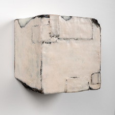 Elizabeth Harris WALL SCULPTURE Encaustic and graphite on canvas and wood
