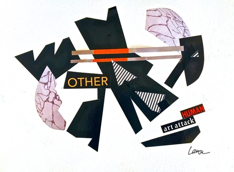 OTHER HUMAN ART ATTACK Collages Collage / 9 x 12