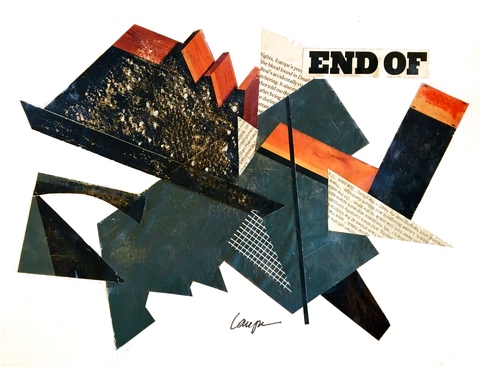 END OF Collages Collage / 9 x 12