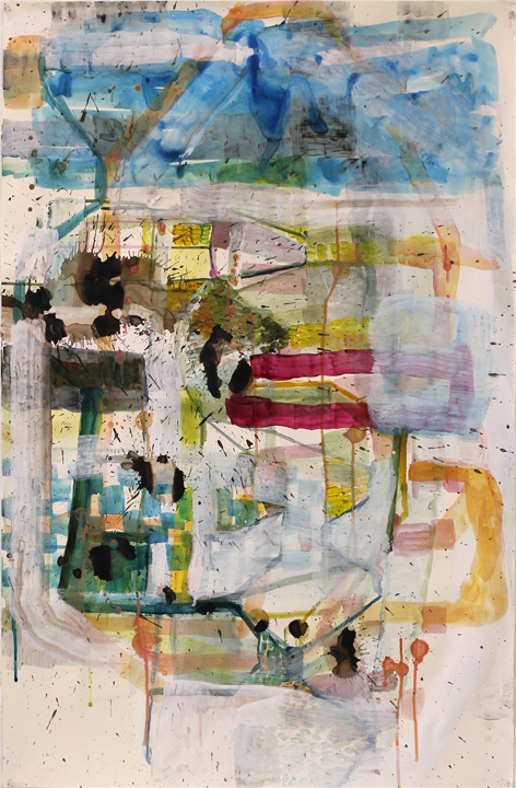 Elizabeth Terhune Questionable Paintings watercolor, ink, acrylic and gesso on paper
