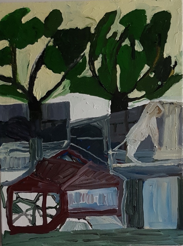 Elizabeth Terhune Landscapes oil on canvas