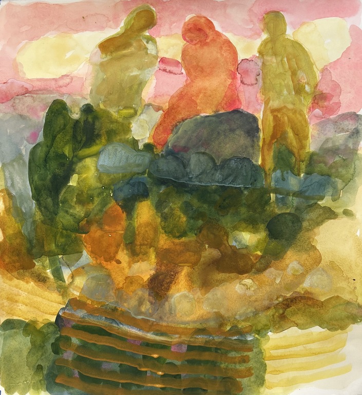 Elizabeth Terhune Large Watercolors watercolor and gouache