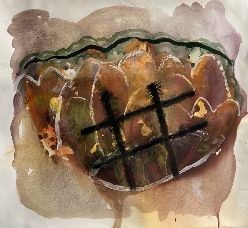 Elizabeth Terhune Large Watercolors Watercolor and Gouache