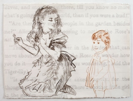 Ellen Kahn Alice Works on Paper ink and graphite on paper