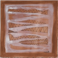 Ellen Kahn Abstract Works on Paper watercolor/gouache on paper