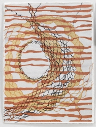 Ellen Kahn Abstract Works on Paper mixed media