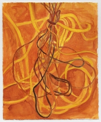 Ellen Kahn String Works on Paper watercolor on paper