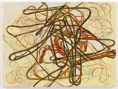 Ellen Kahn String Paintings oil on canvas