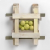  Wood Constructions acrylic, styrofoam balls, wood
