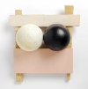  Wood Constructions acrylic, wood, styrofoam balls