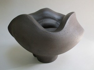 Ellen Schön  Wellspring Series Smoke-fired clay