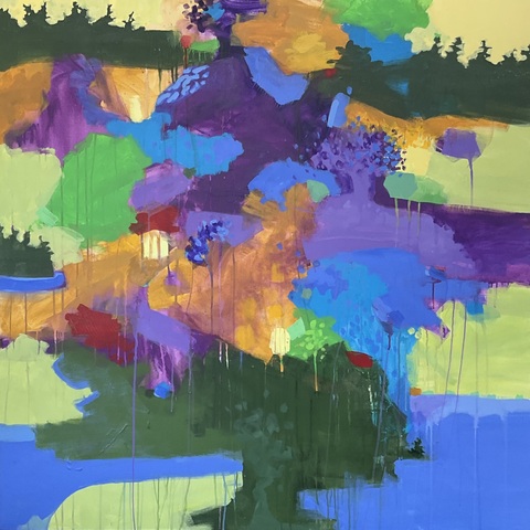 elynn kröger Large Works Acrylic on canvas