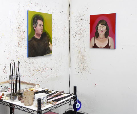Emily Roz Studio oil on wood panel