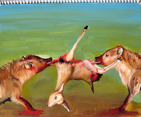 Emily Roz Gouache Painting 2009-2020 acryla gouache on paper