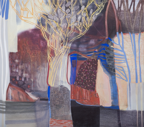 Creek Bed Silent Geography Oil on linen