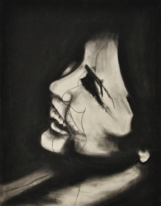 Elizabeth Kennedy Drawings Compressed Charcoal on Paper