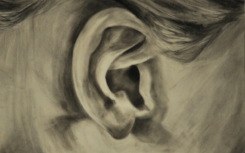 Elizabeth Kennedy Drawings Compressed Charcoal on Paper