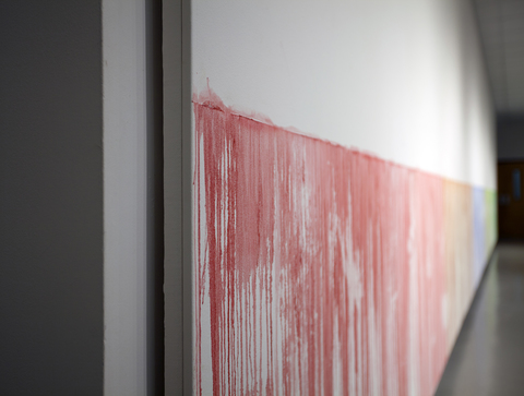 Erik Beehn Recent Work (2016-2019) Solvents and Pigmented Ink directly on the wall