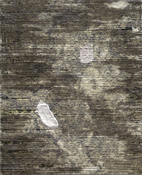 Erik Beehn The Yellow Wallpaper Thread, Acrylic, and Polymer on Canvas