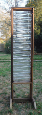 Erik Johanson Sculpture glass and wood
