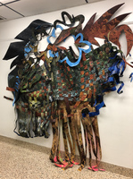 Waves and Roots of Home, Site Specific Installation at Freeport Recreation Center, 2020