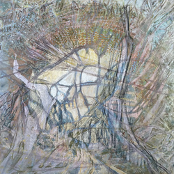 Erin Treacy Painting/Drawing Conte, Pastel, Acrylic & Oil on Canvas