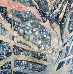 Erin Treacy Painting/Drawing Conte, Pastel, Acrylic  & Oil on Canvas