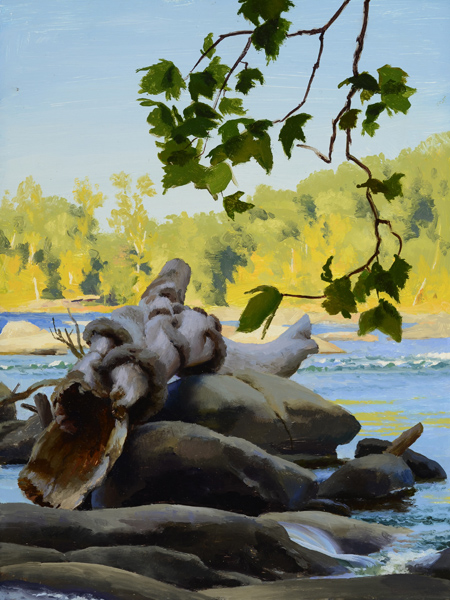 Erling Sjovold Landscape Oil on panel