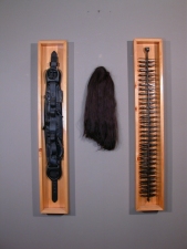 Ernest Cox Selection of works, 1980 to 2000 Wood, Hair, Leather and steel