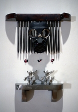 Ernest Cox Selection of works, 1980 to 2000 Steel, pewter and mixed