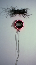 Ernest Cox Selection of works, 1980 to 2000 Neon, bomb fragment and mixed
