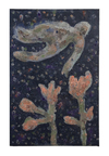  Painting Oil, glitter on canvas.