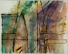  2025 Moss Galleries, Falmouth, ME, FRANCES HYNES: Playing Notes Watercolor on Arches paper