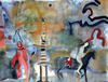  ANIMALS: HORSES Watercolor/gouache/collage