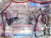  ANIMALS: HORSES Watercolor/gouache on Whatman paper