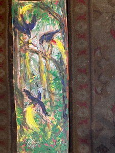 Fred Adell - Wildlife Artist Works on Paper Mixed Media (Ink, watercolor, tempera) on watercolor paper 