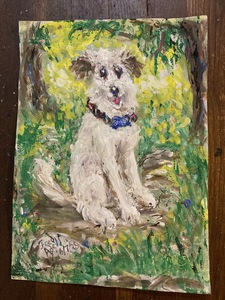 Fred Adell - Wildlife Artist Dogs - Domesticated Mixed Media (Ink, watercolor, tempera) on watercolor paper