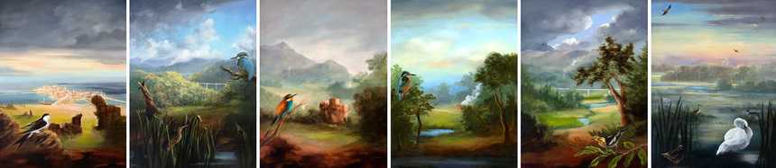 Gail C. Boyajian Paintings oil on panel