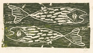 Garvey Rita  Art & Antiques Something Fishy, continues through July 1st, 2023 and features work by Milton Avery, Richard Baker, Georges Braque, Thomas Aquinas Daly, Charles DeCarlo, Julia Felsenthal, Carol Fitzsimons, Tod Lindenmuth, Timothy  