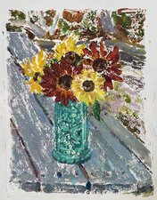 Garvey Rita  Art & Antiques Lois Borgenicht Oil monotype