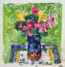 Garvey Rita  Art & Antiques Lois Borgenicht Oil monotype