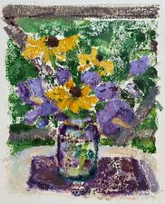 Garvey Rita  Art & Antiques Lois Borgenicht Oil monotype