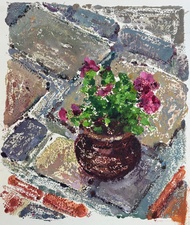 Garvey Rita  Art & Antiques Lois Borgenicht Oil monotype